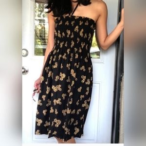 Disney Mickey Lepoard sun dress euc S